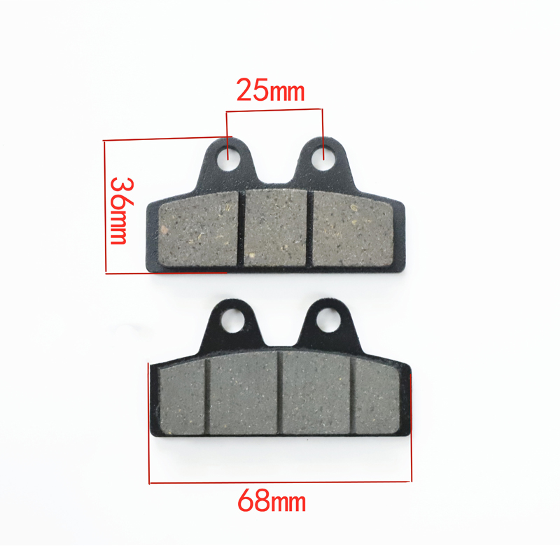 Motorradbremsen vorne hinten Scheibenbremsbeläge Schuhe für 50 cc 125 cc 150 cc 250 cc CBR CRF CTCT CBX Rolle Moped: Gelb