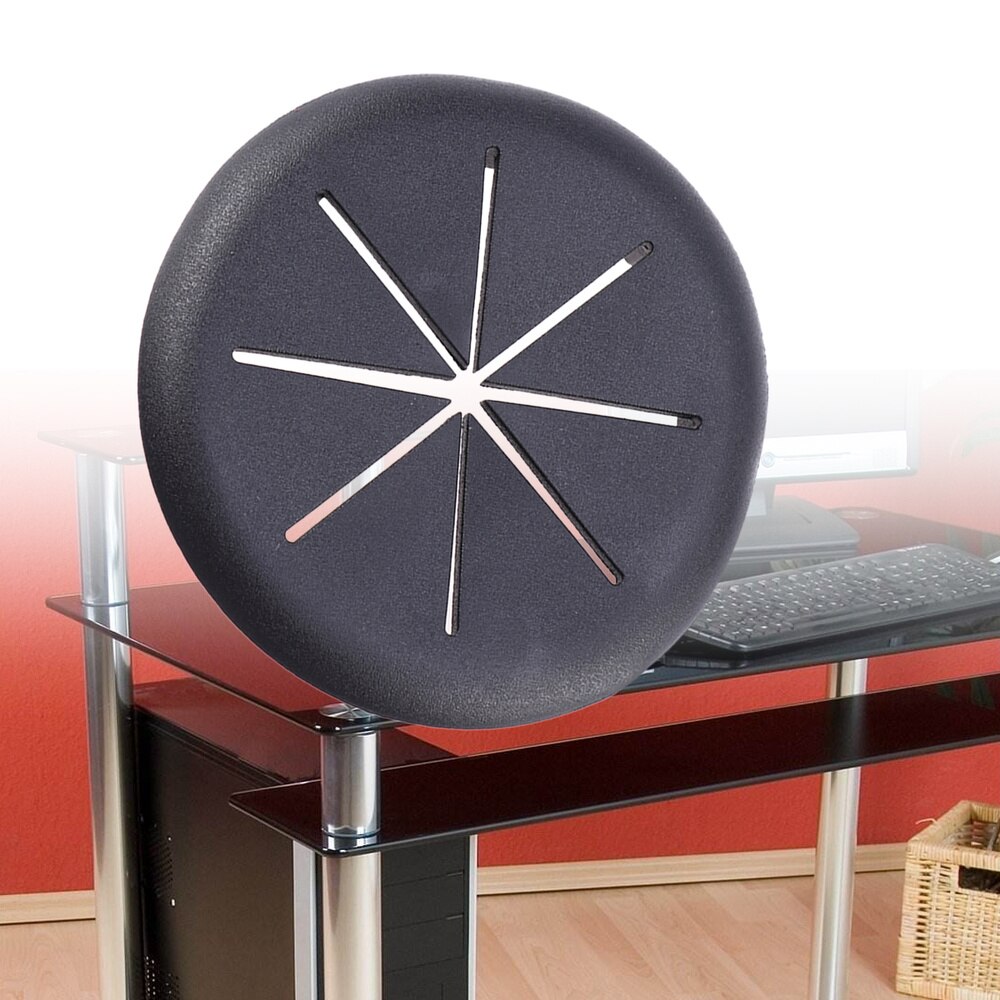 5 PCS Computer Desk Grommet Flexible Wire Organizer for Home Office Computer Desk Cable Cord Wire Management (Black)