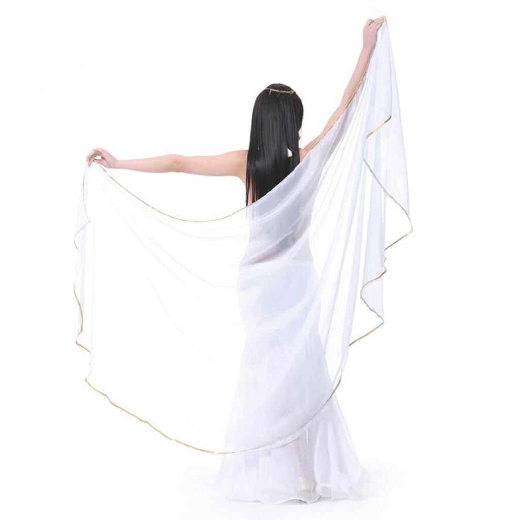 Pañuelo de gasa para danza del vientre, pañuelo de lentejuelas, velo de baile indio, envoltura para la cadera