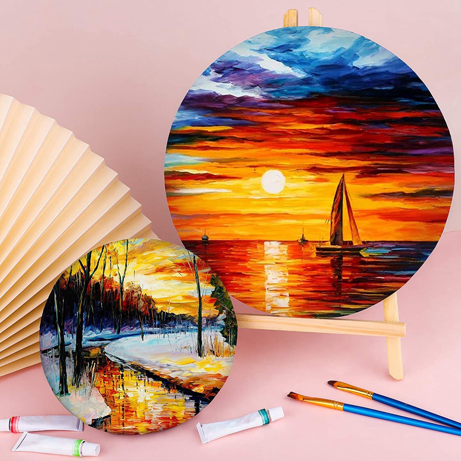 Artist Canvas Wooden Board Frame For Oil Acrylic Paint Oil Painting Frames