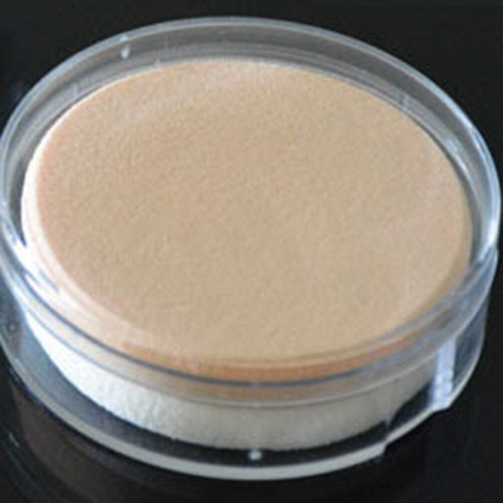 Transparante vierkante ronde puff box bb crème poeder opbergdoos make-up houder