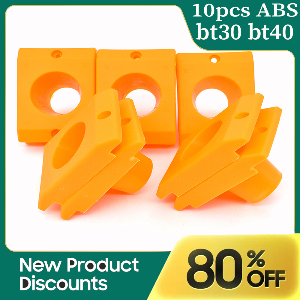 10pcs ABS bt30 bt40 bt50 BT30 BT40 tool holder set collet chuck sleeve for tool car cnc machine center