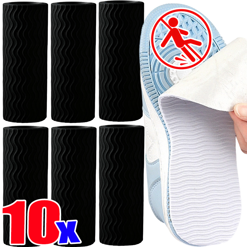 Geräuschreduzierende Schuhsohlen, selbstklebende Anti-Rutsch-Pads für Sportschuhe, Einlegesohlen, leiser, kratzfester Bodenschutz, universelle Passform