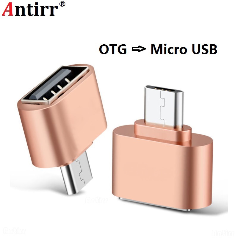 Antirr Micro USB to USB Mini OTG Adapter Camera MP3 Converter OTG Cable For Samsung Xiaomi HTC Sony LG Android Microusb OTG