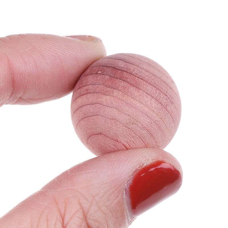 Boules anti-mites en bois de cèdre, lot de 24 pièces, boules anti-insectes à odeur naturelle, durables