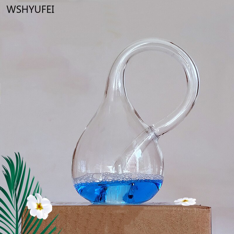 Four-dimensional Space Water-free Klein Bottle Model Transparent Glass Home Magic Decoration