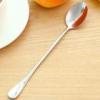 Fast Long Handle Tea Coffee Spoons Ice Cream Cutlery Stainless Steel Tableware: B