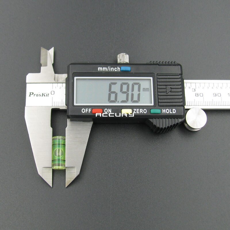 100pcs 7*16mm Spirit level vial Plastic Mini level Plastic bubble level Acrylic leveler for Wall TV or Hanging wall picture