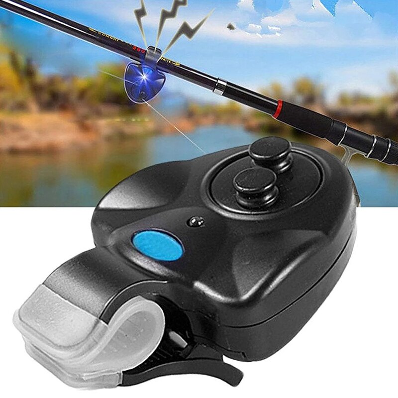 Fishing Fish Bite Alarm Elektronische Buzzer Op Hengel Met Luide Sirene Daytime Night Indicator