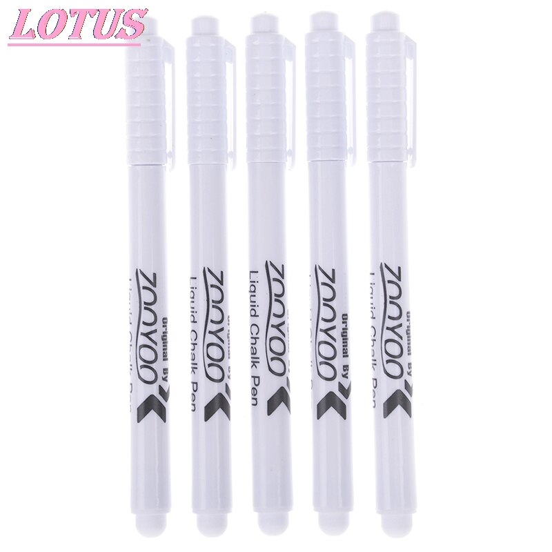 White liquid chalk pen blackboard marker pen Erasable ink pen for blackboard window 13.5cm 3pcs