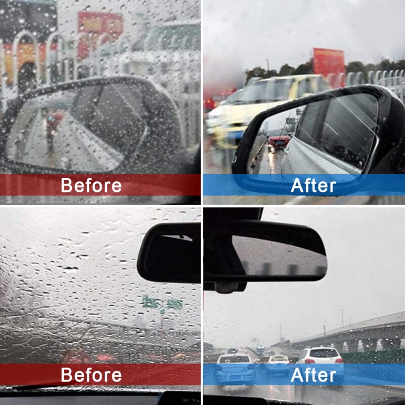 Windows Waterproof Rainproof Nano Hydrophobic Coating Window Repair 50ml Automobile Windshield Water Repellent Car Coating