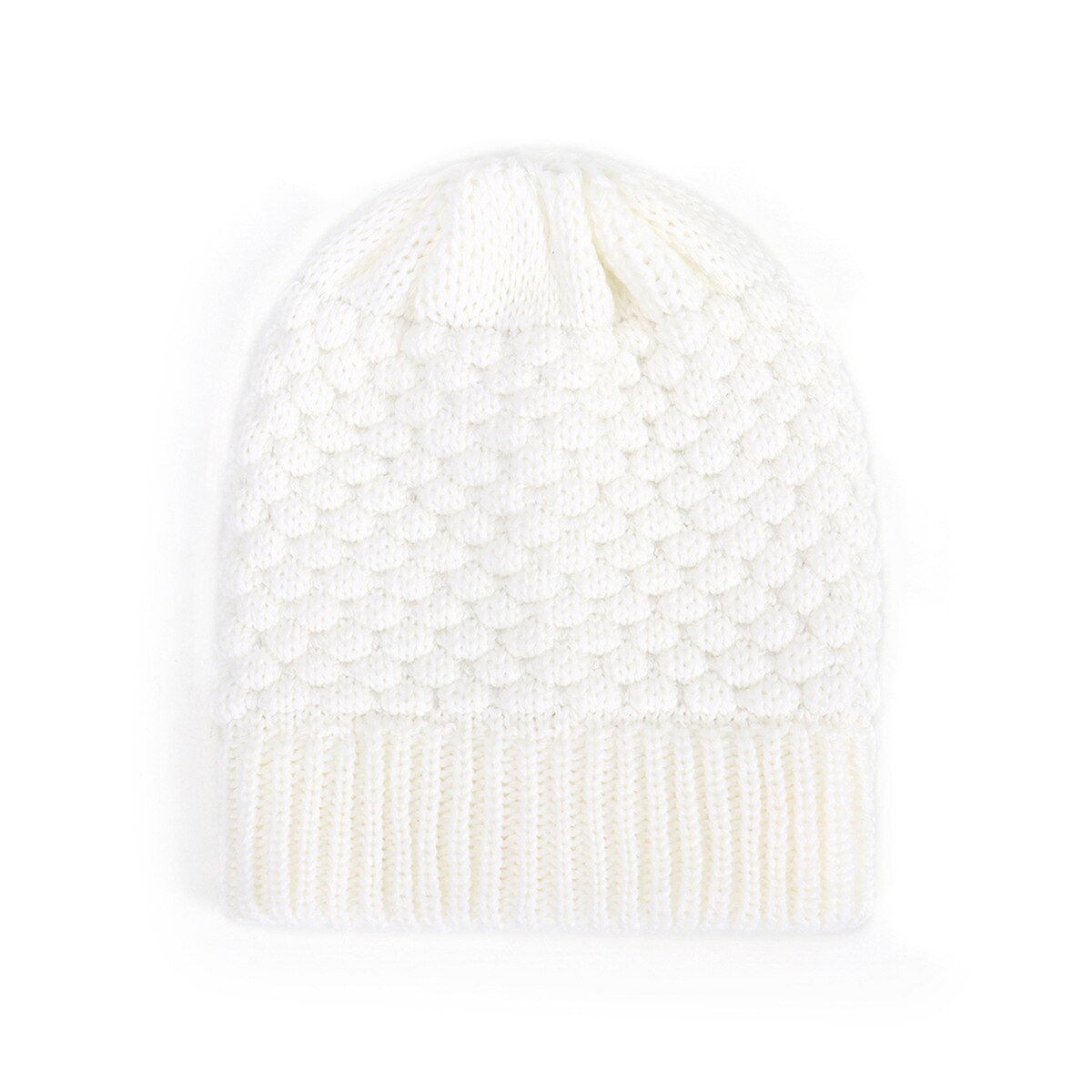 Gorro de punto elástico de punto para mujer, gorrito de punto para mujer, gorros para mujer, gorros cálidos para Otoño e Invierno: 3