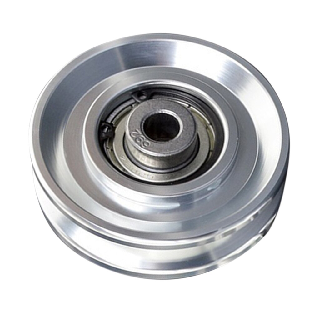 Legering katrol wiel enkel wiel touw hijsen u groef rol tractiegeleider 114/73//88/95/110 mm: 73 mm