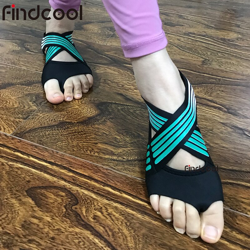 Findcool Professionele Gym Yoga Schoenen Vrouwen Platte Zachte Anti-Slip Zool Ballet Antislip Fitness Dansschoenen Pilates yoga Sokken