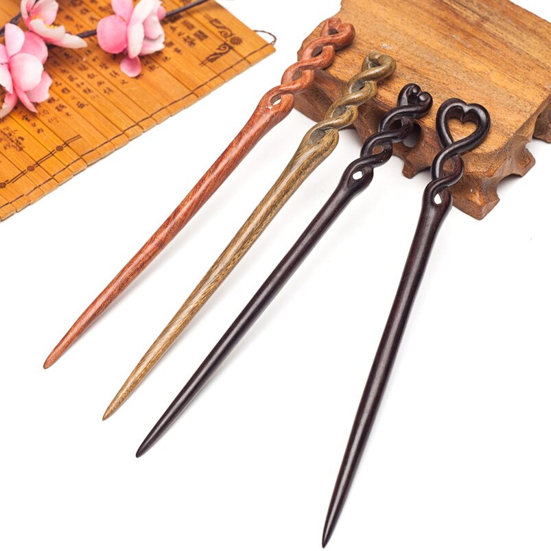 Acessórios Premium sândalo hairpin Moda Cabelo comprido vara do Cabelo do vintage jóia do casamento presentes para mulheres jóias cabeça nova