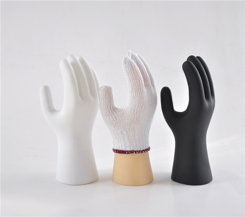Main De Mannequin Masculin Présentoir à Bijoux - Support Pour Montres, Bracelets, Taille 27x6x5,5 Cm, Matière PP