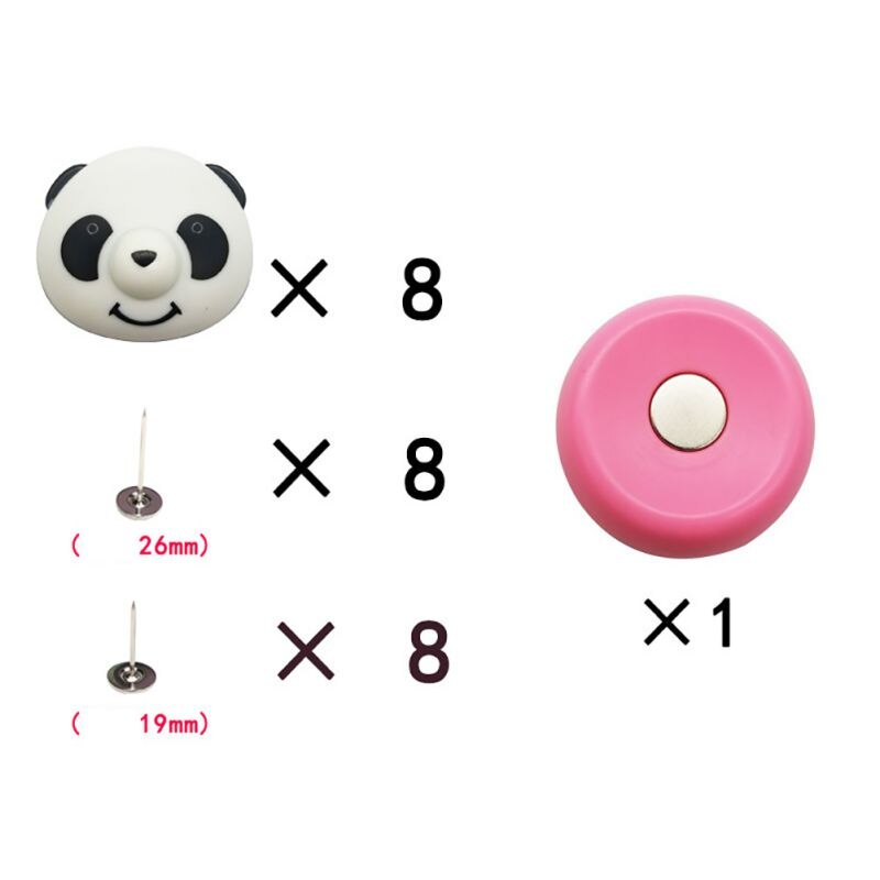 8/16/24 stuks antislip quilt handdoek vaste houder schattige panda antislip quilt lakens clips panda vorm sluitingen laken gesp