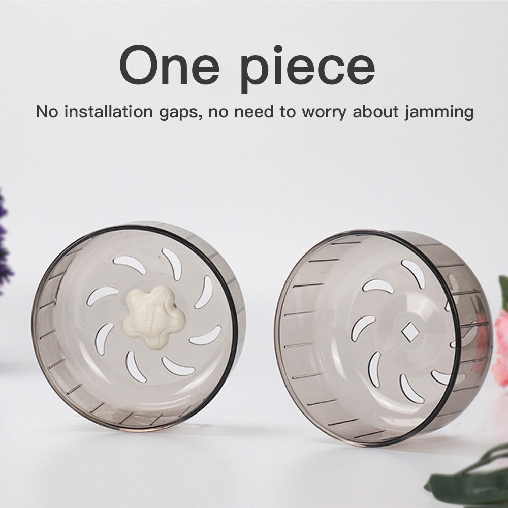 Hamster Wheel Non-Slip Silent Jogging Wheel Toy For Small Pet Sturdy Durable Safe Running Hamster Cage Supplies Exercise Toy