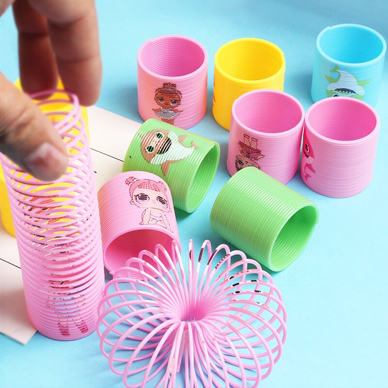 Stall freundlicher Kleine Regenbogen Ring 3,5 Cm Karikatur Regenbogen Ring Spule freundlicher Spielzeug Pädagogisches Spielzeug