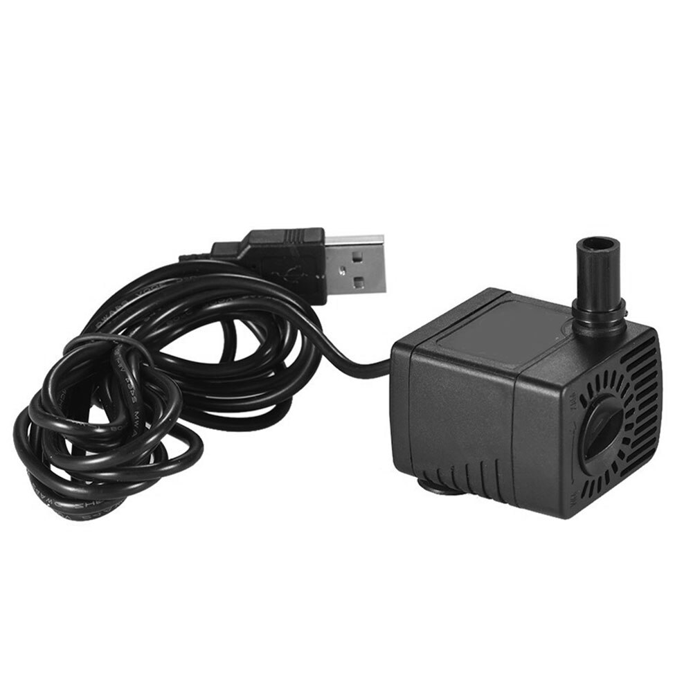 Mini pompe à eau 12V cc, USB 5V, Mini débit, étanche, sans balais, Submersible, régulation à 4 vitesses