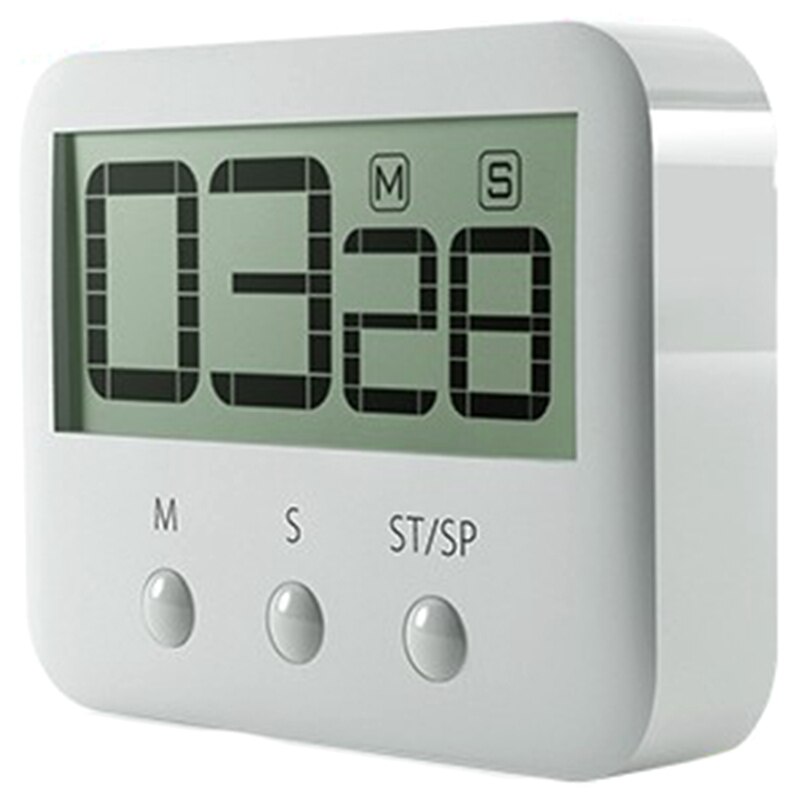 Kitchen Timer,Digital Kitchen Timer netic Countdown Stopwatch Timer with Loud Alarm, Big Digit, Back Stand, Hanging Hole for: Default Title