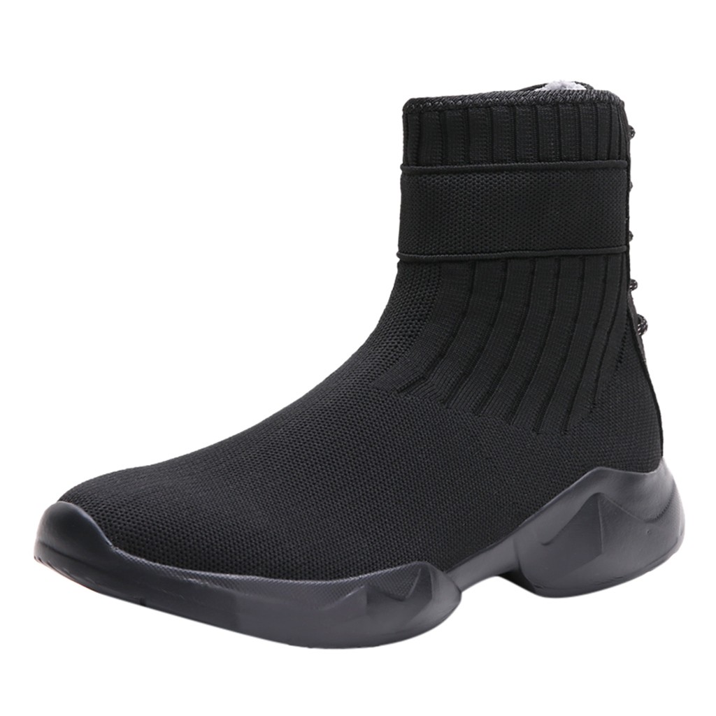 Women's Mid-Top Running Shoes - Lightweight Comfort Cushioning - Breathable Mesh - Slip-On: 39