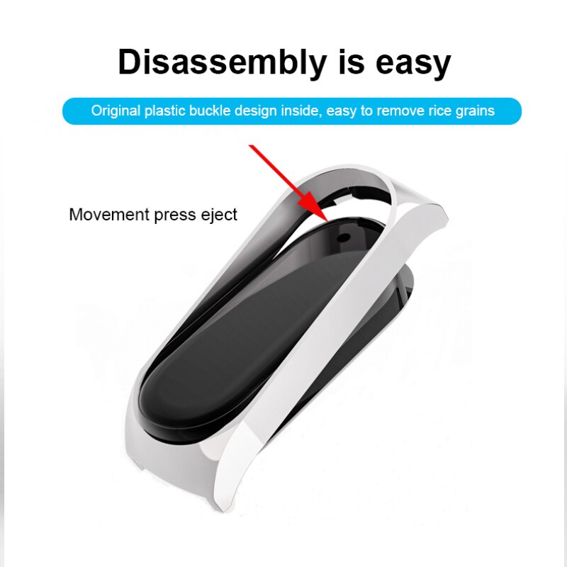 Neue Strap Für Xiaomi Mi Band 6 Handgelenk Metall Armband Schraubenlose Edelstahl MIband Für Mi Band 6 Strap Armbänder zubehör