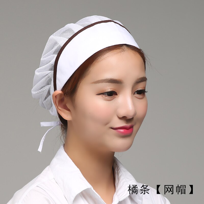 Adjustable Mesh Caps Cafe Bar Kitchen Restaurant Hotel Bakery Waiter Workwear Hat Men Women Breathable Working Caps Chef Uniform: 8