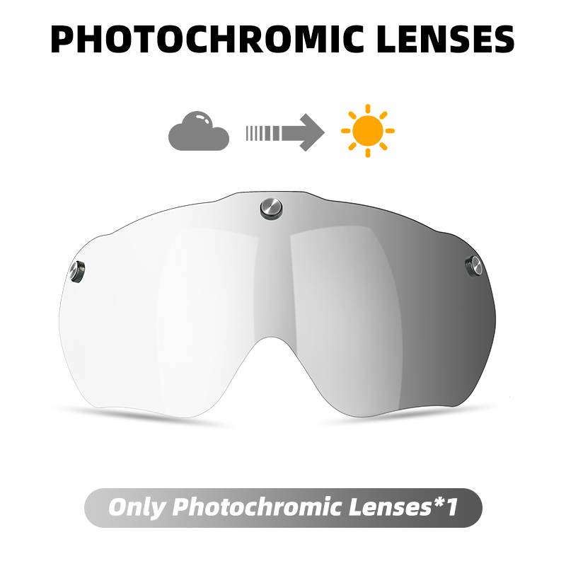 WEST BIKING Gogle rowerowe z soczewkami magnetycznymi 0708094 Kask typu /100: WHITE