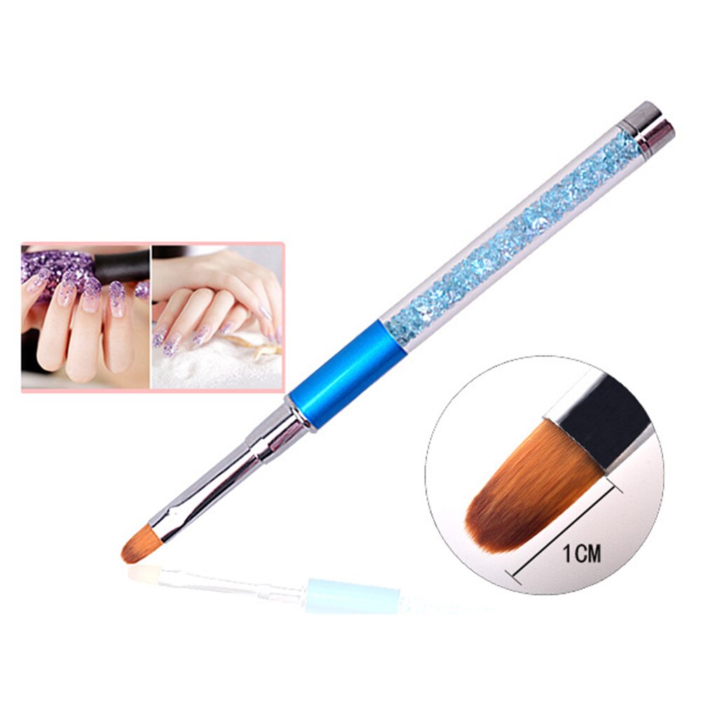 1 pièces strass diamant brosse à ongles Nail Art manucure brosses ensemble ligne fleur stylo pointillage peinture bricolage acrylique brosse à ongles Liner