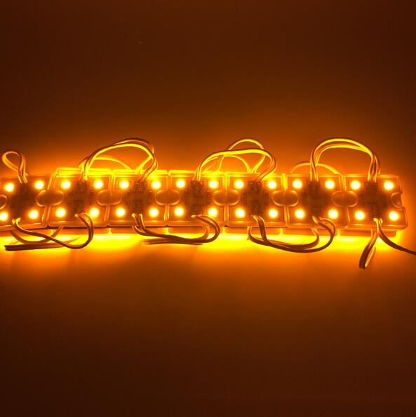 100pcs DC12V 5050 4 LED Modules White/Warm White IP65 Waterproof for LED Signs Advertisements