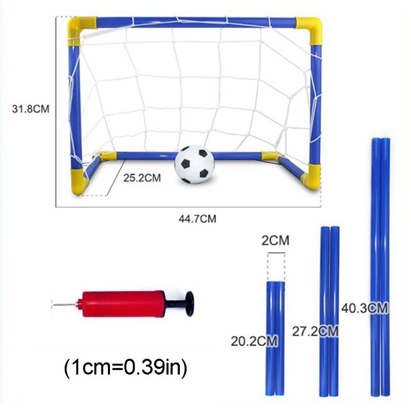 Voetbal Doel Speelgoed Set Kids Voetbal Doel Zwembad Set Voor Peuter Jongens En Meisjes 3 + M89C