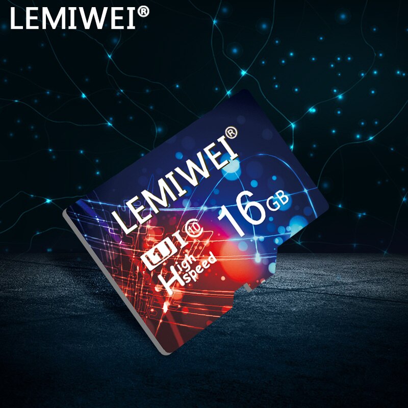 Lemiwei High Speed TF Card 64GB 32GB 16GB 8GB UHS-I Class 10 Memory Card Transflash Card 128MB Storage Card For Smartphone