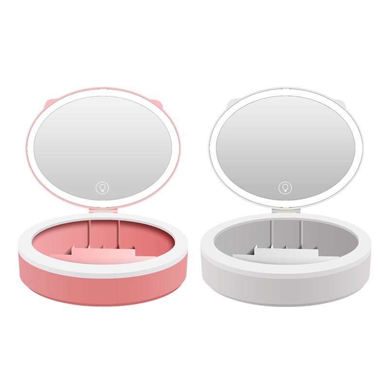 Rechargeable Makeup Box Fill Light Mirror LED Makeup Mirror Desktop Fill Light Dressing Mirror