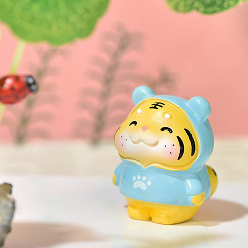 DIY Mini Miniatur Garten Ornament Dekor Topf Handwerk Jahr Der Tiger Hause Ornamente Dekoration Zubehör Neue Jahr