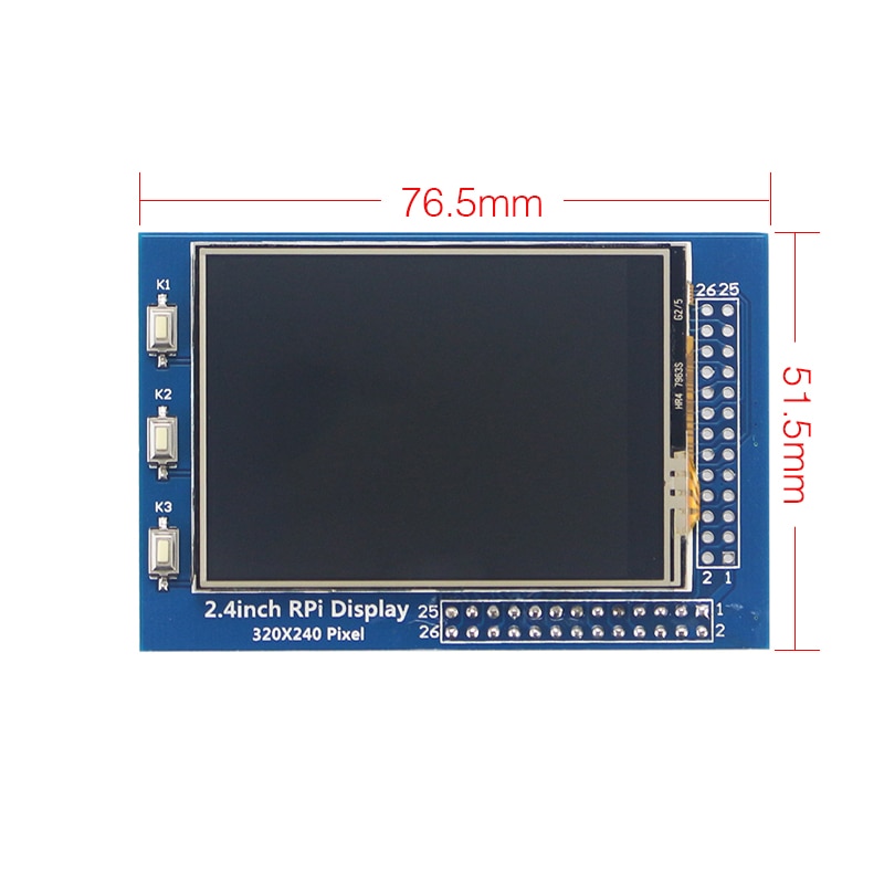 Raspberry Pi 4B/3B+/3B 2.8 inch 2.4 inch Touchscreen 320*240 LCD TFT SPI Display for All Version Raspberry Pi with Touch Pen
