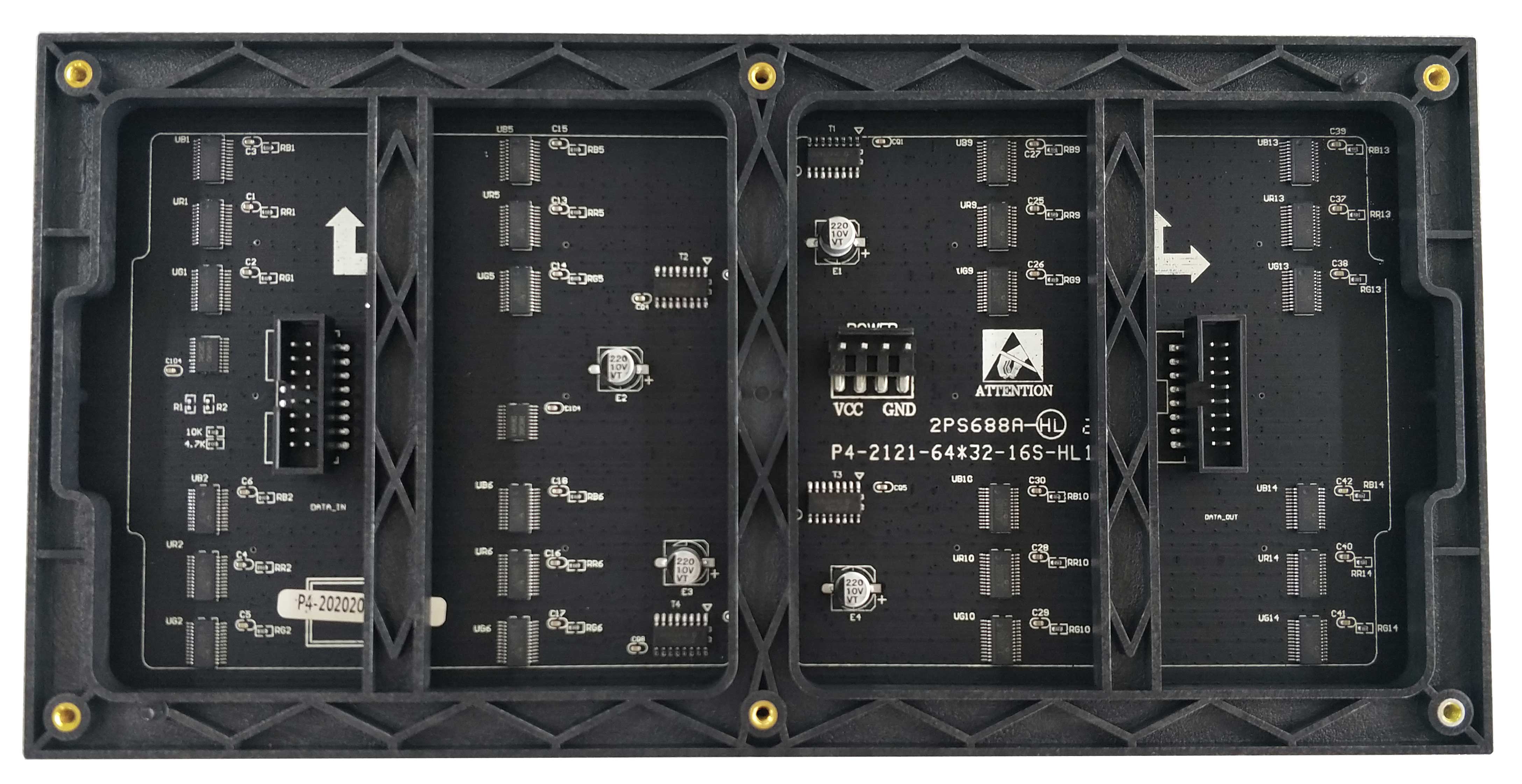 P4 led screen indoor module board