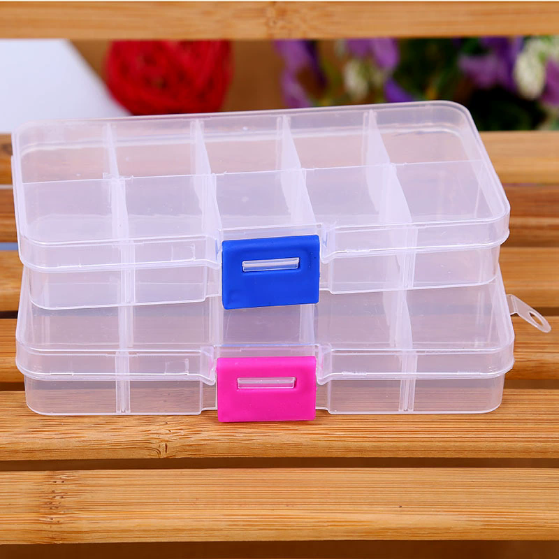 Transparante Plastic Opbergdoos Organizer Stickers Box Desktop Container Washi Tape Stickers Box Art Tool Case Briefpapier