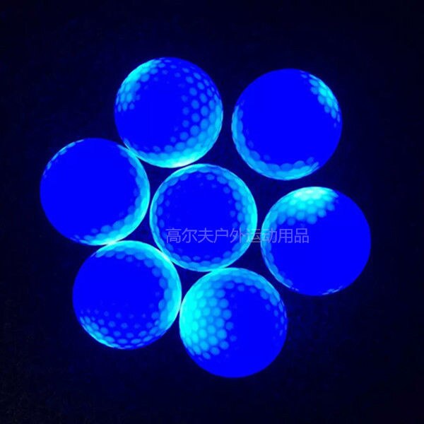 Waterproof Led Golf Ball 5 pcs/pack for Night Training High Hardness Material for Golf Practice Balls The Newest: Blue 5pcs Pack