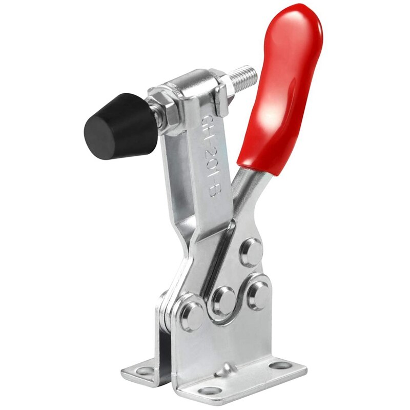 6 Pcs Handje Toggle Klink Klem 201B,220 Lbs Holding Capaciteit Horizontale Klem Horizontale Quick Release Toggle Clamp