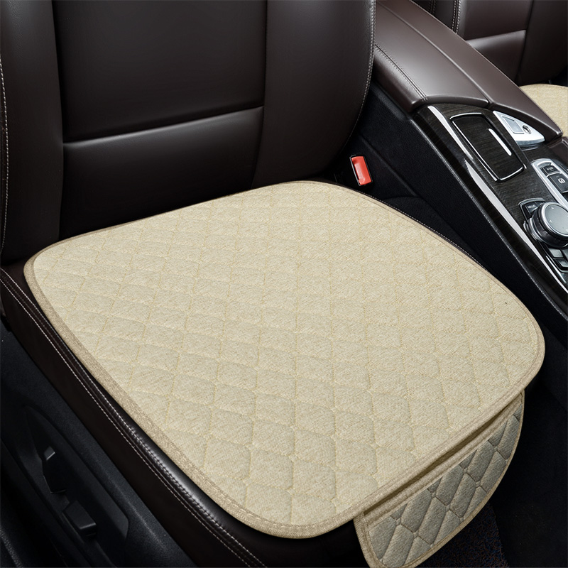 Breathable fabric fabric linen car seat cover Four Seasons General Motors seat cover cushion car seat protection pad car interio