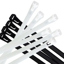 100Pcs Releasable Nylon Cable Ties reusable Zip Tie Strap 8*150/200/250/300/400mm