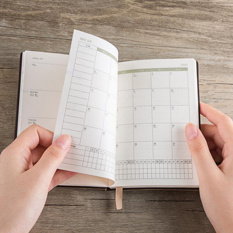 Kawaii Panda Note Book Planner A7 Schedule Efficiency Notebook Portable Notepad Super