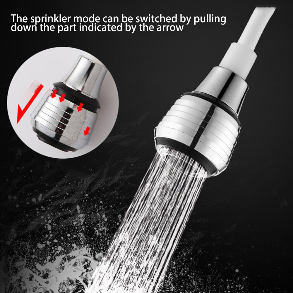 Adjustable Kitchen Faucet Extension Spring Tube 360 Rotation Long Hose Bathroom Faucet Spring Tube Water Tap Extender Accessory