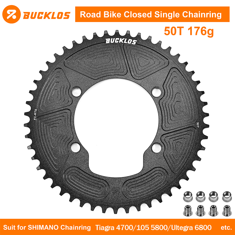 BUCKLOS 110BCD Kettenblatt für Tiagra 4700/105 5800/Ultegra 6800 Rennrad-Kettenblatt Fahrrad 110 BCD Kettenrad für SHIMANO 105: verrotten