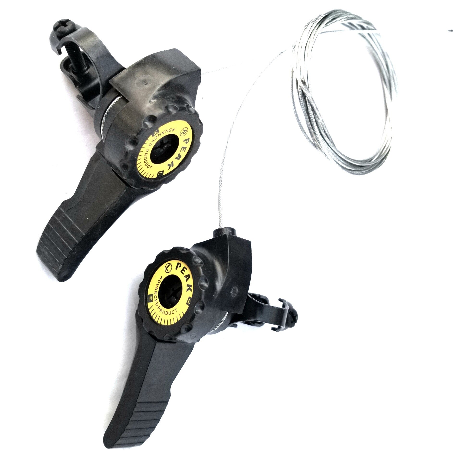 1 Paar 3x 5/6/7 Speed Mtb Duim Shifter Top Mount Shifters Met Innerlijke Kabel Mountain Racefietsen duim Gear Shifter Lever
