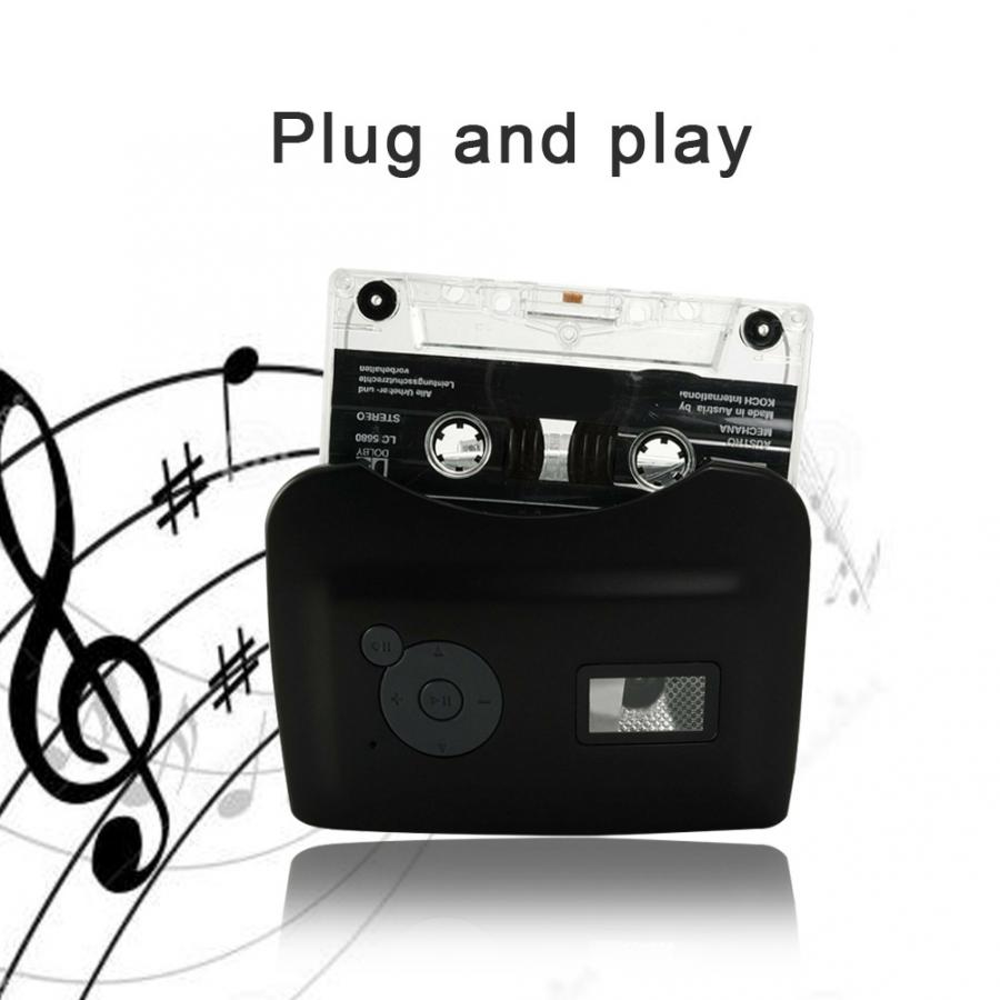 EZCAP230 Cassette to MP3 Converter Stereo USB Cassette Digital Tape MP3 with Headphones