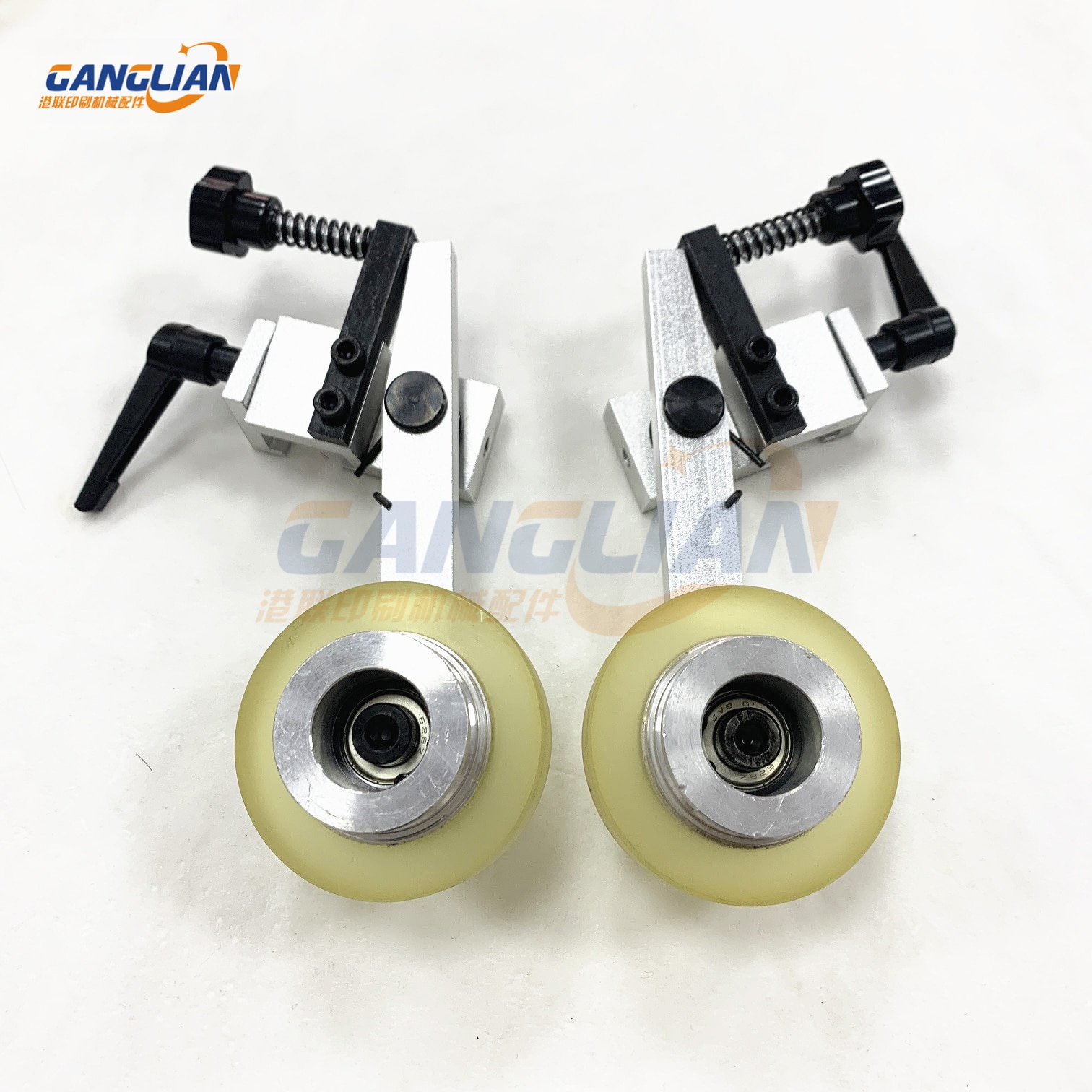 1 Pair Die Cutting Machine Rubber Wheel Assembly Brush Wheel Assembly