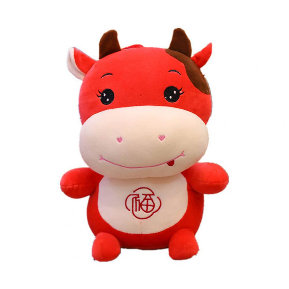 20/30Cm Leuke Chinese Ox Vee Knuffel Mascotte Kalf Knuffel Kid: 30cm