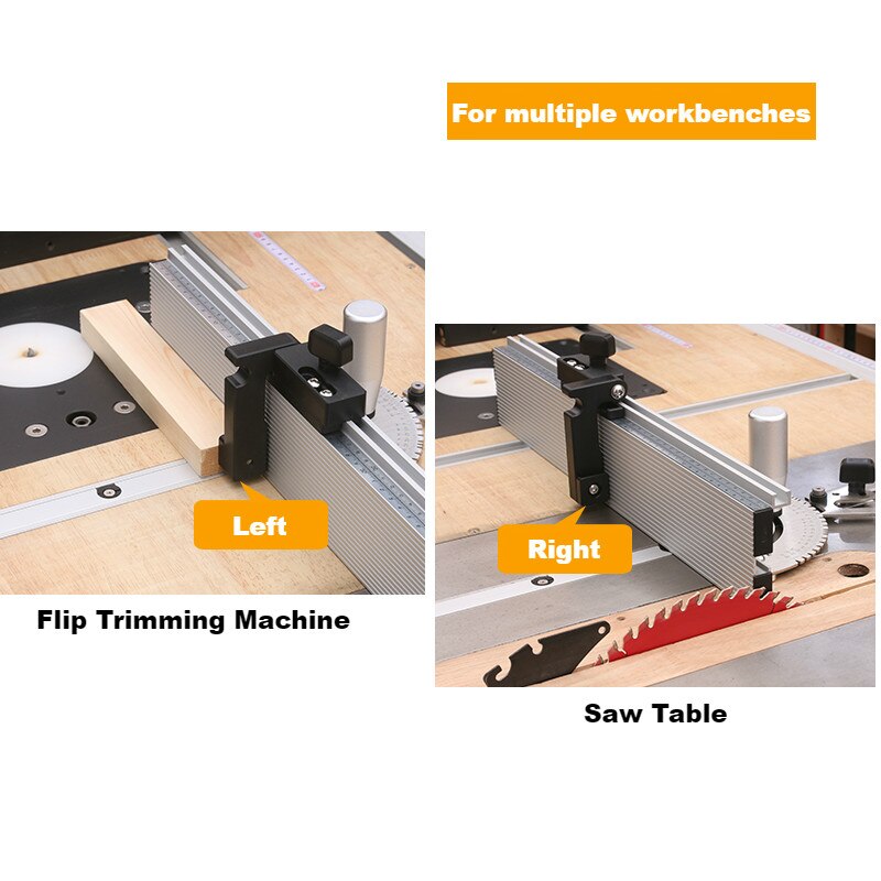 600/800 Mm Spoor Beugels Mijter Track Stop Schaal Set Houtbewerking T Slot Aluminium Tafelcirkelzaag Hek Werkbank Diy houtbewerking Gereedschap